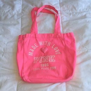 Small PINK tote bag